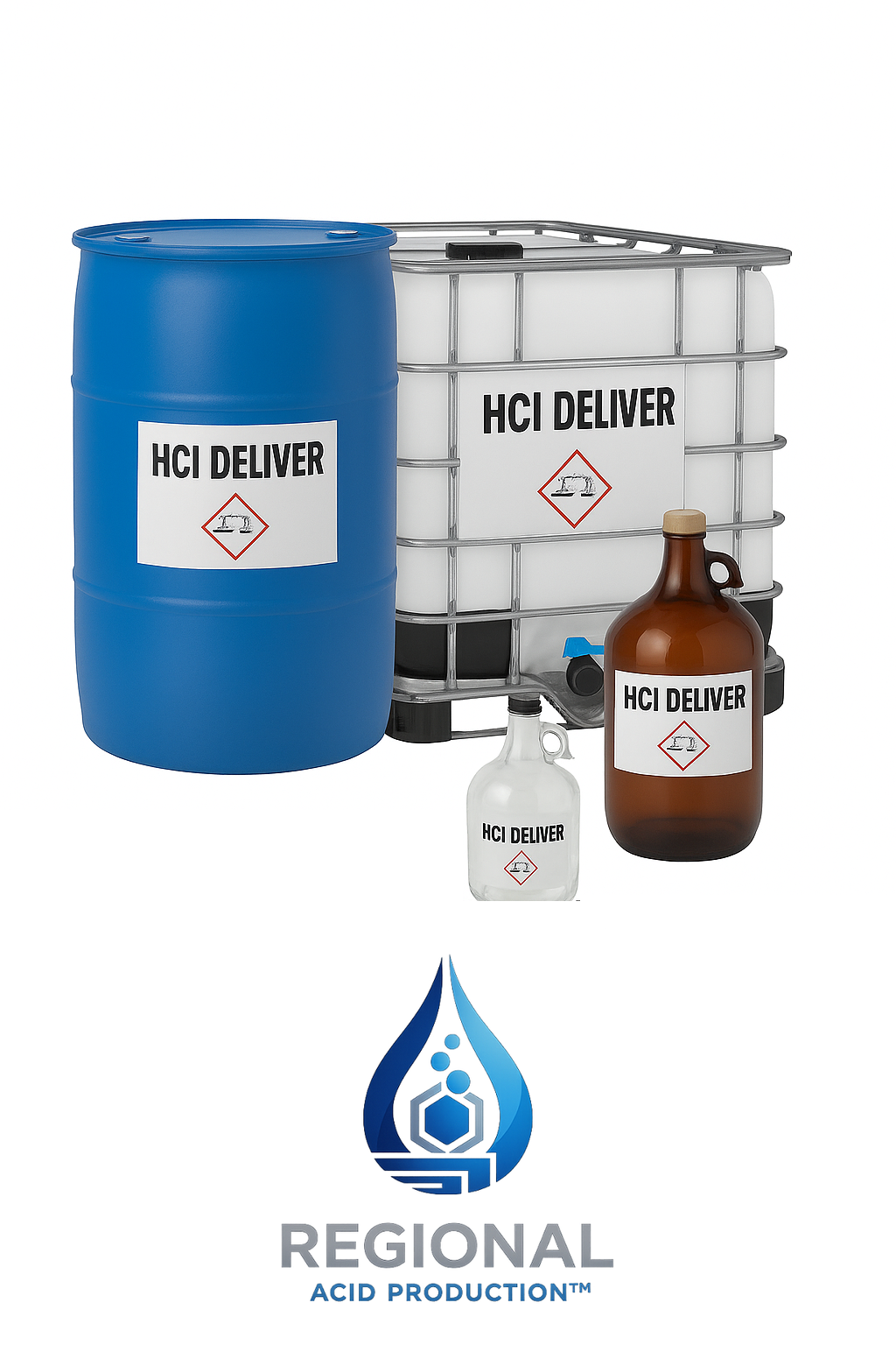 RAP-branded totes and containers for product distribution